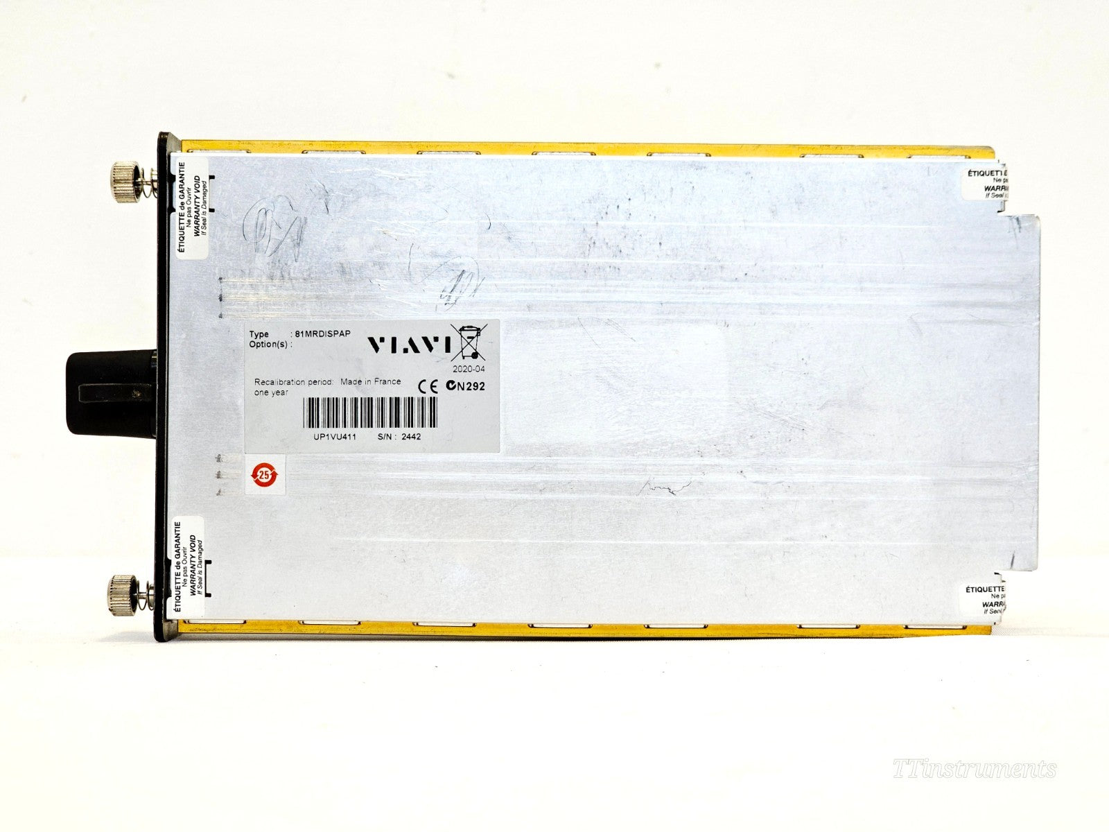 Viavi JDSU MTS 6000A with 81MRDISPAP CD PMD AP Dispersion Analyzer 1260-1640 nm