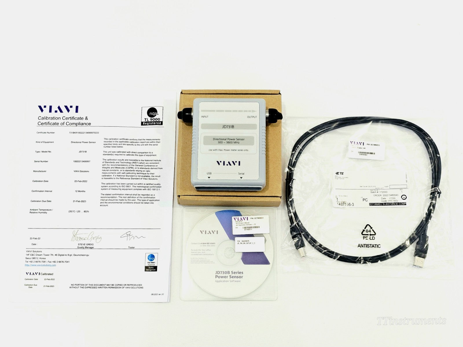 VIAVI JD731B Directional Power Sensor 300-3800 MHz