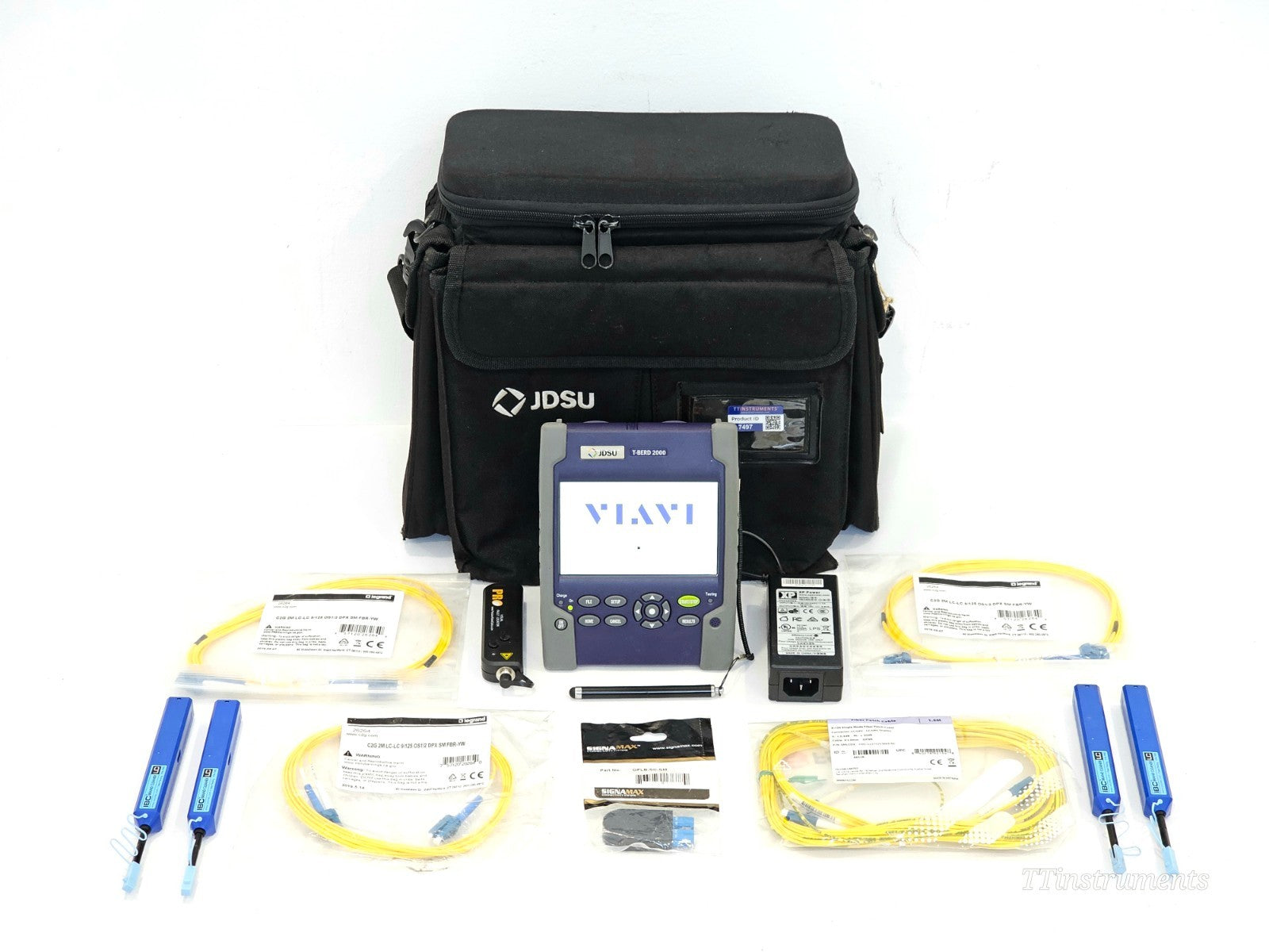 Calibrated Viavi JDSU T-BERD 2000 + 4146 QUAD OTDR SM MM 850/1300 1310/1550