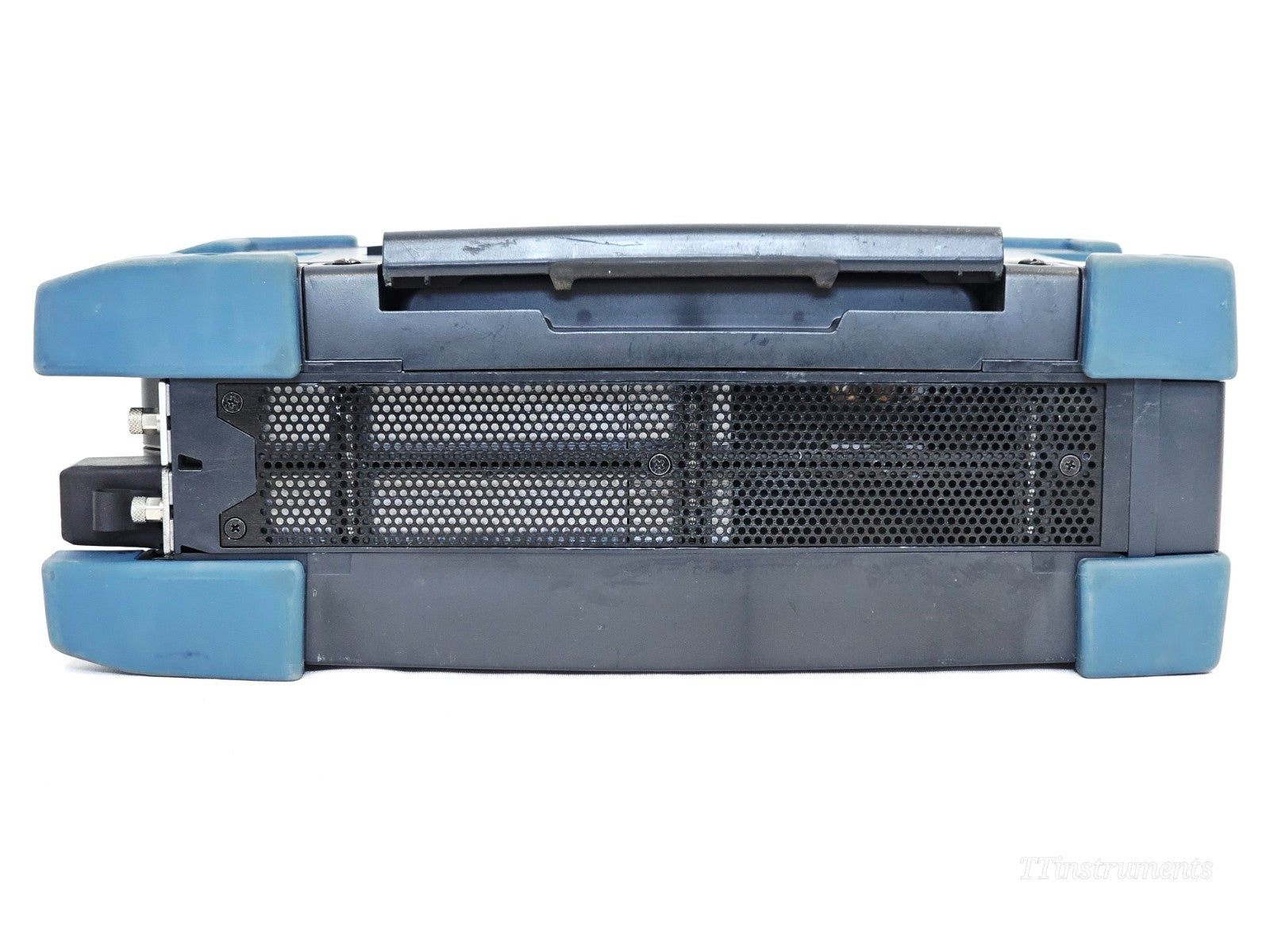EXFO FTB-2 OTDR optical port and connector interface close-up detail