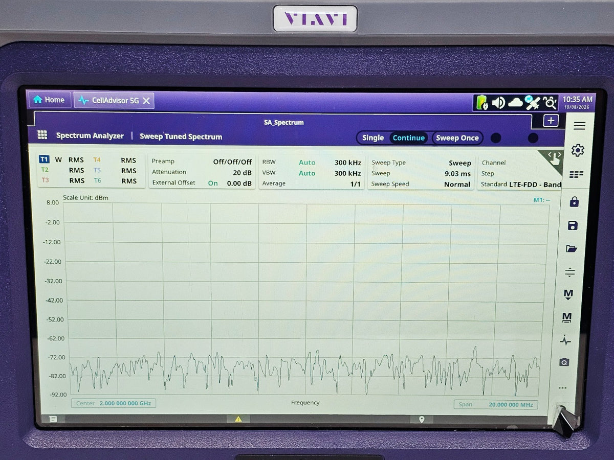 Viavi CA5000 CellAdvisor 5G NR + LTE/LTE-A FDD Signal Analyzer with ccessories21