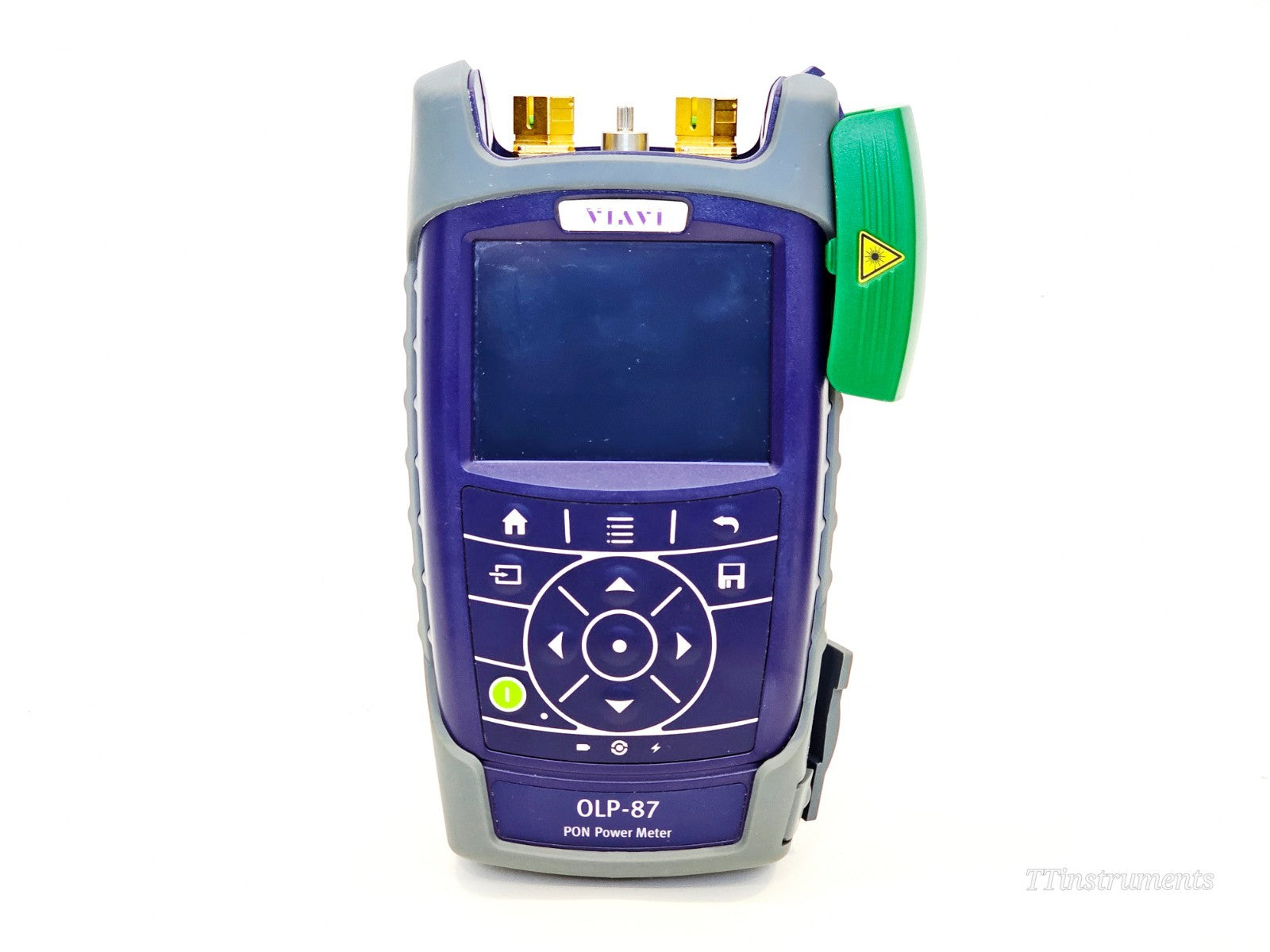 VIAVI OLP-87 fiber optic power meter side profile view
