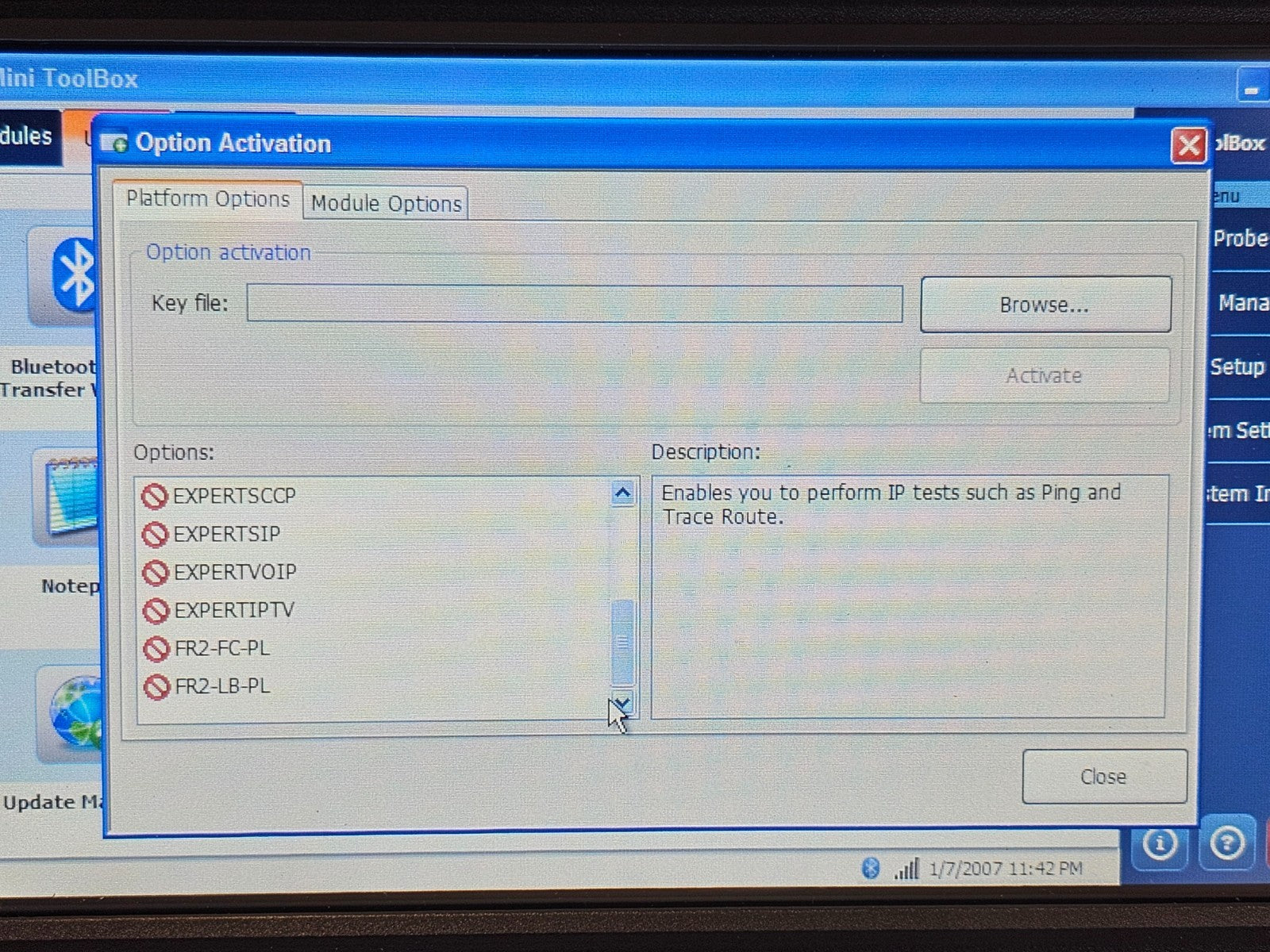 EXFO FTB-1 Modular Mainframe Platform FTB-1-S1-16G