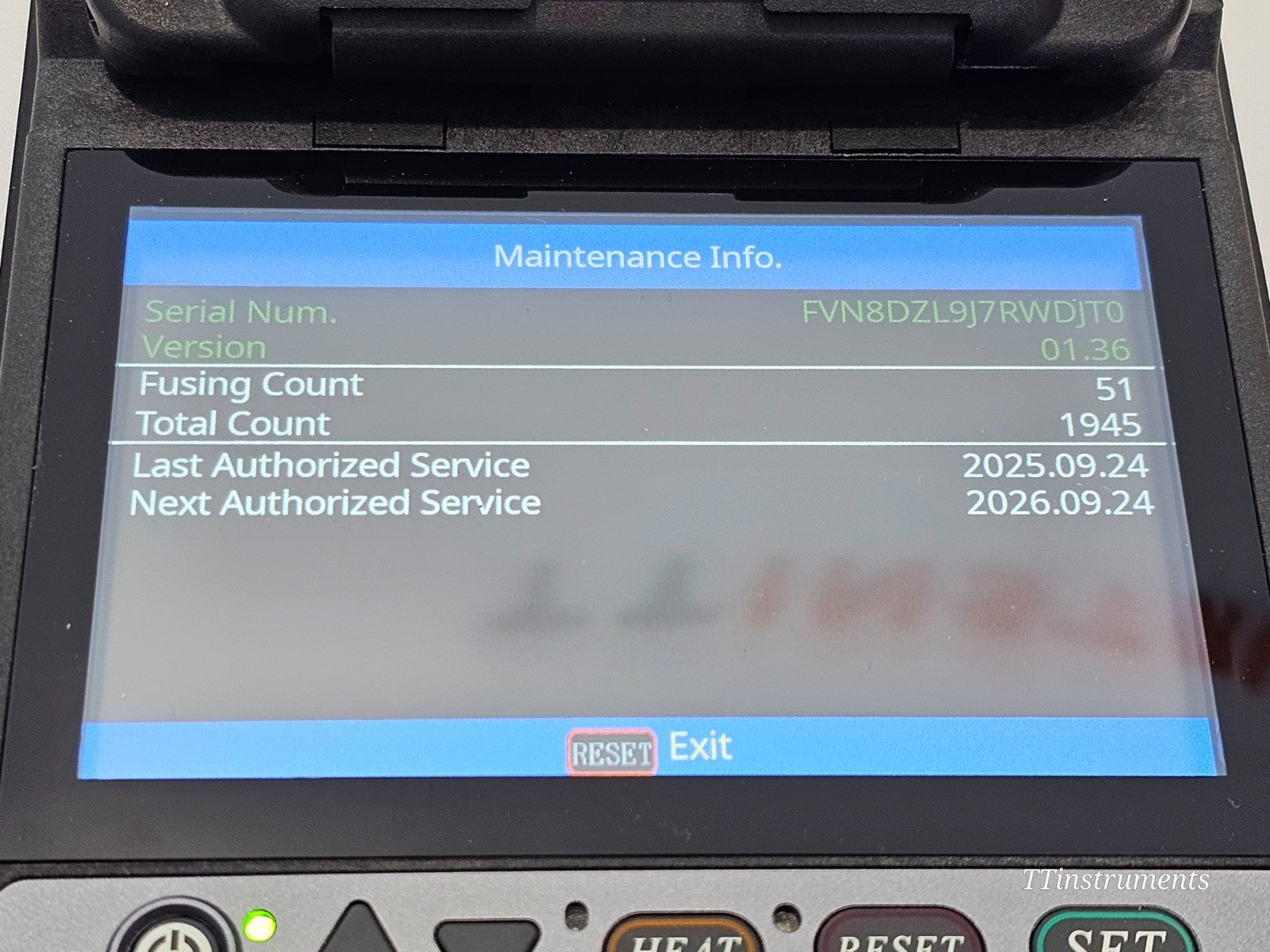 Serviced Fujikura 41S Active Cladding Fusion Splicer ARC 1945 **NO CLEAVER**