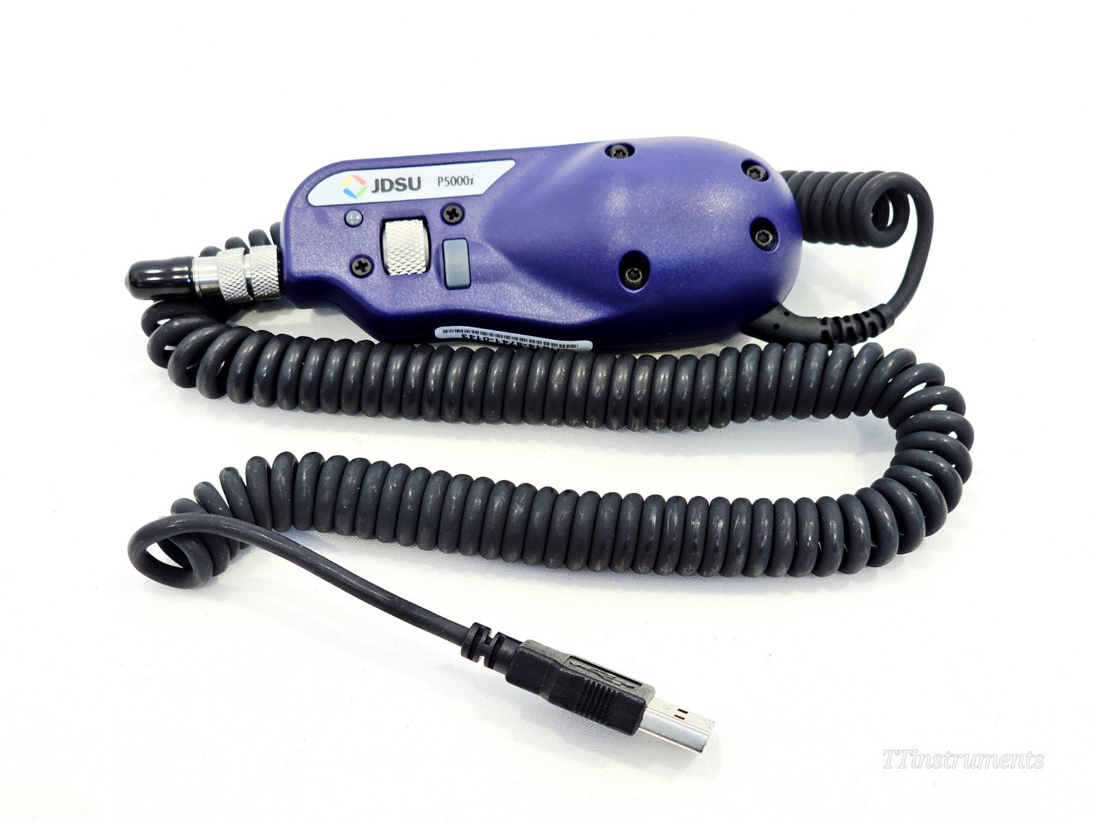 JDSU Viavi fibre optic tester side angle view