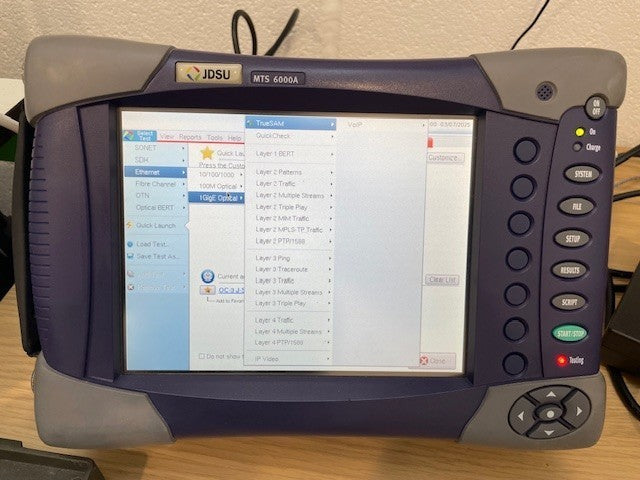 Viavi JDSU MTS 6000A BERT MSAM Ethernet Module 1G Ethernet 4G Fibre Channe