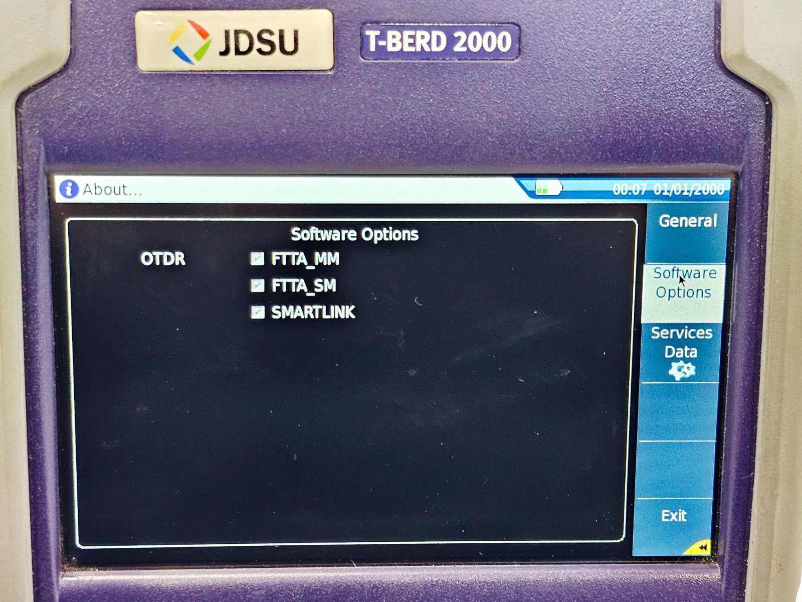 VIAVI JDSU T-BERD 2000 + 41CWDM10U CWDM OTDR 1431-1611nm 10 Wavelength 35dB12