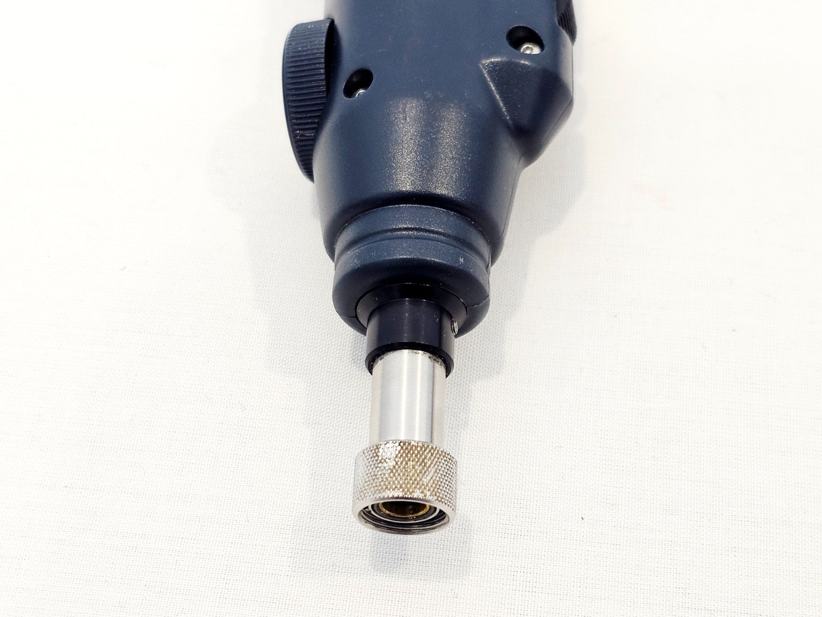EXFO FIP-400-P-DUAL used dual fibre optic probe close-up detail and connector interface