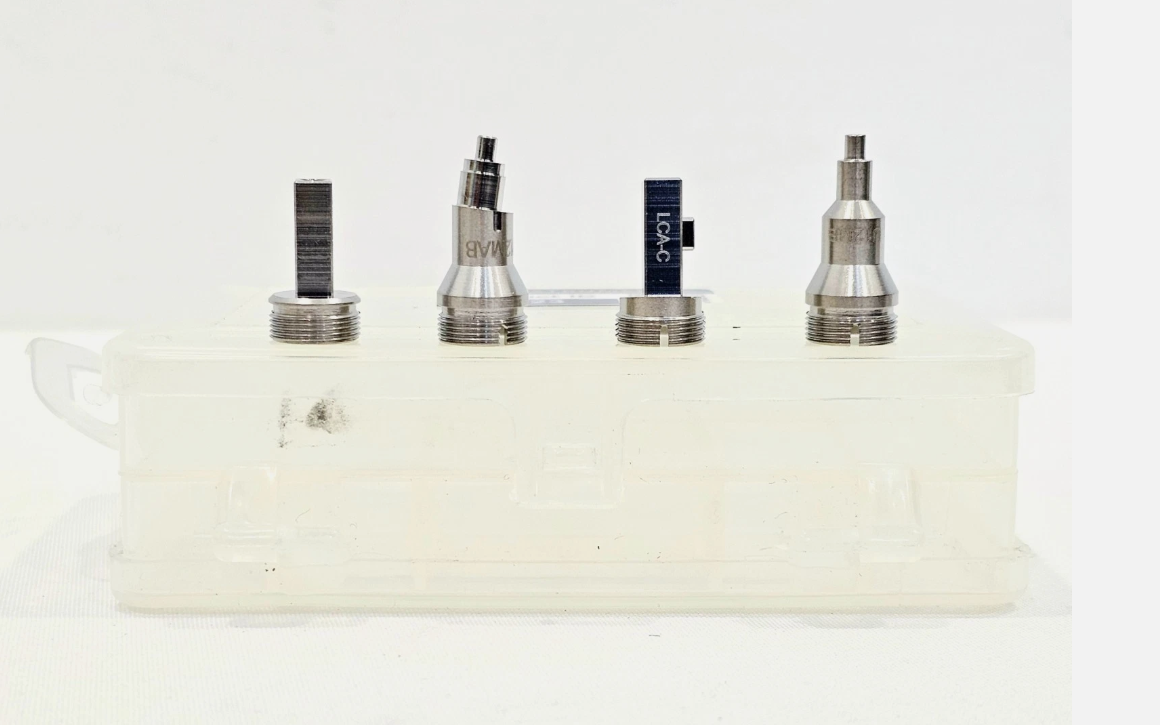 EXFO FIP Series Fiber Scope Tips 4x LC Patchcord & Bulkhead Set PC & APC 1.25 mm