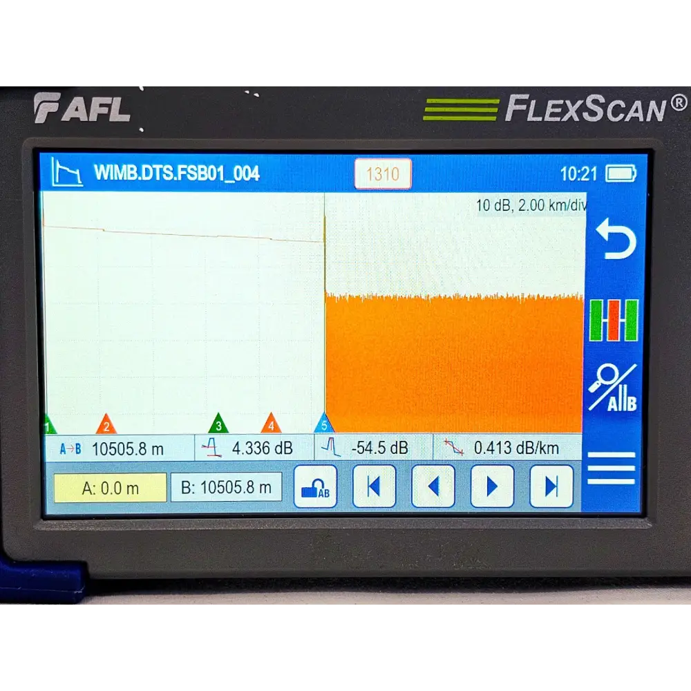 AFL FlexScan FS300-325 QUAD SM MM OTDR with OPM & VFL 850/1300 1310/1550 nm19
