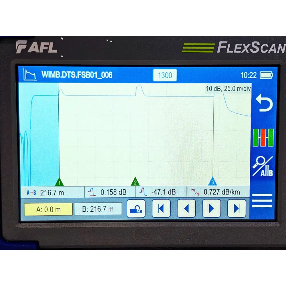 AFL FlexScan FS300-325 QUAD SM MM OTDR with OPM & VFL 850/1300 1310/1550 nm21