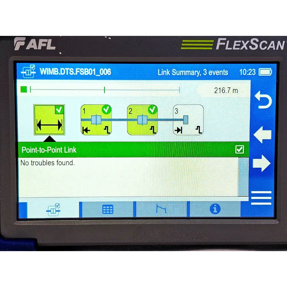 AFL FlexScan FS300-325 QUAD SM MM OTDR with OPM & VFL 850/1300 1310/1550 nm22