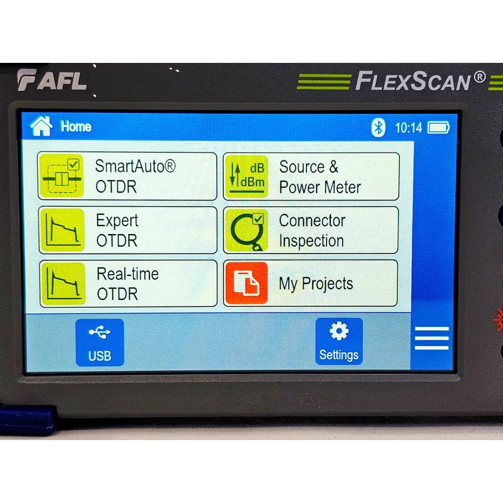 AFL FlexScan FS300-325 QUAD SM MM OTDR with OPM & VFL 850/1300 1310/1550 nm10