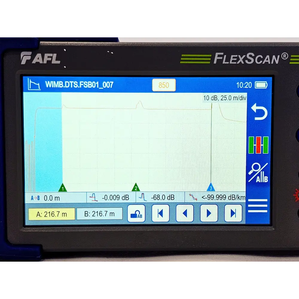 AFL FlexScan FS300-325 QUAD SM MM OTDR with OPM & VFL 850/1300 1310/1550 nm18