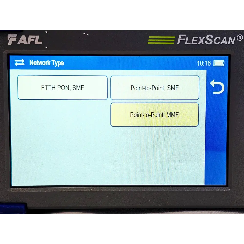 AFL FlexScan FS300-325 QUAD SM MM OTDR with OPM & VFL 850/1300 1310/1550 nm13