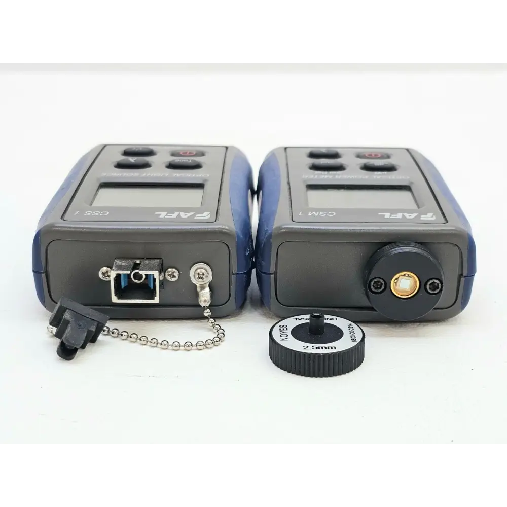 AFL Noyes CSS 1/CSM 1 CSS1-MM 850/1300 Source & CSM1-2 Optical Power Meter SM MM