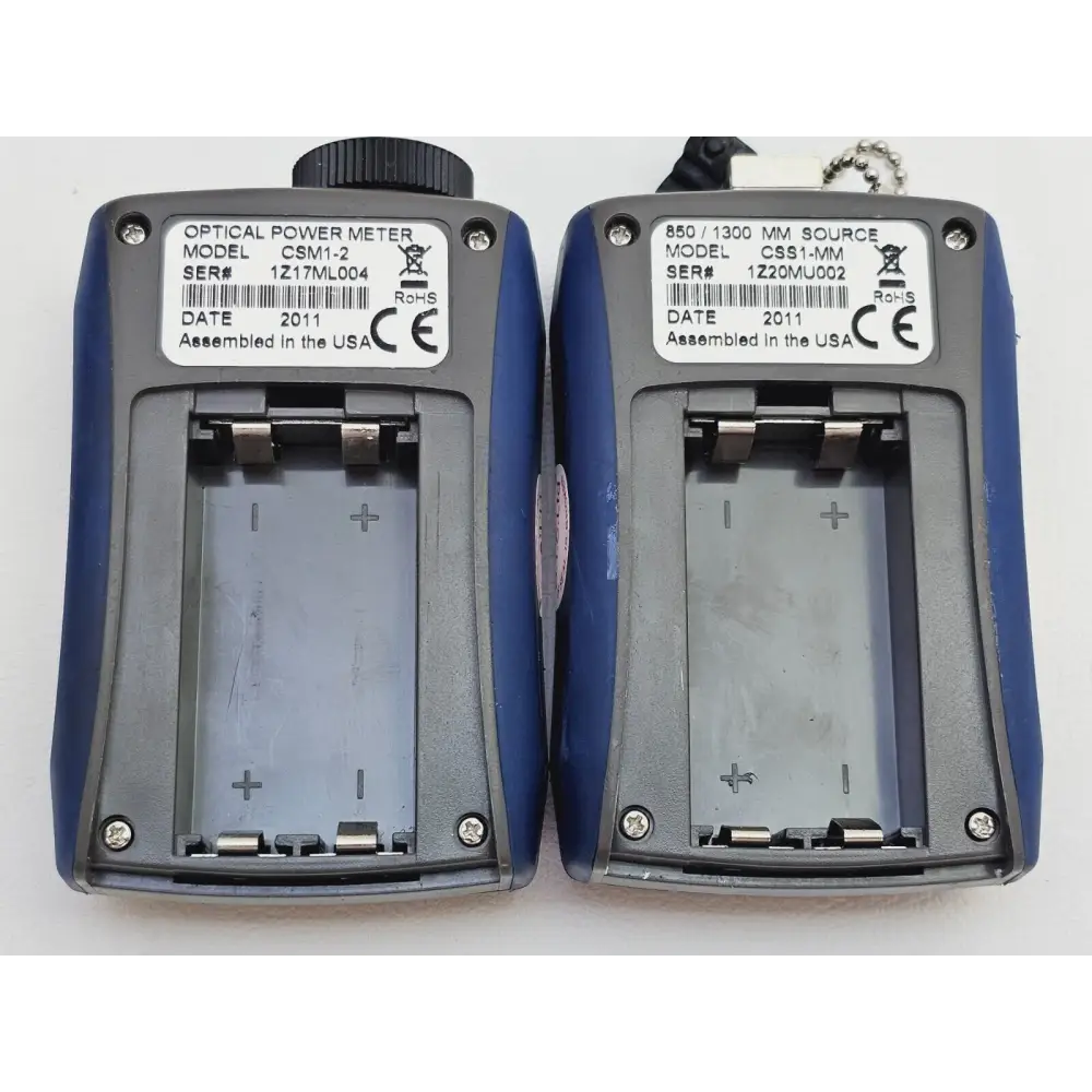 AFL Noyes CSS 1/CSM 1 CSS1-MM 850/1300 Source & CSM1-2 Optical Power Meter SM MM