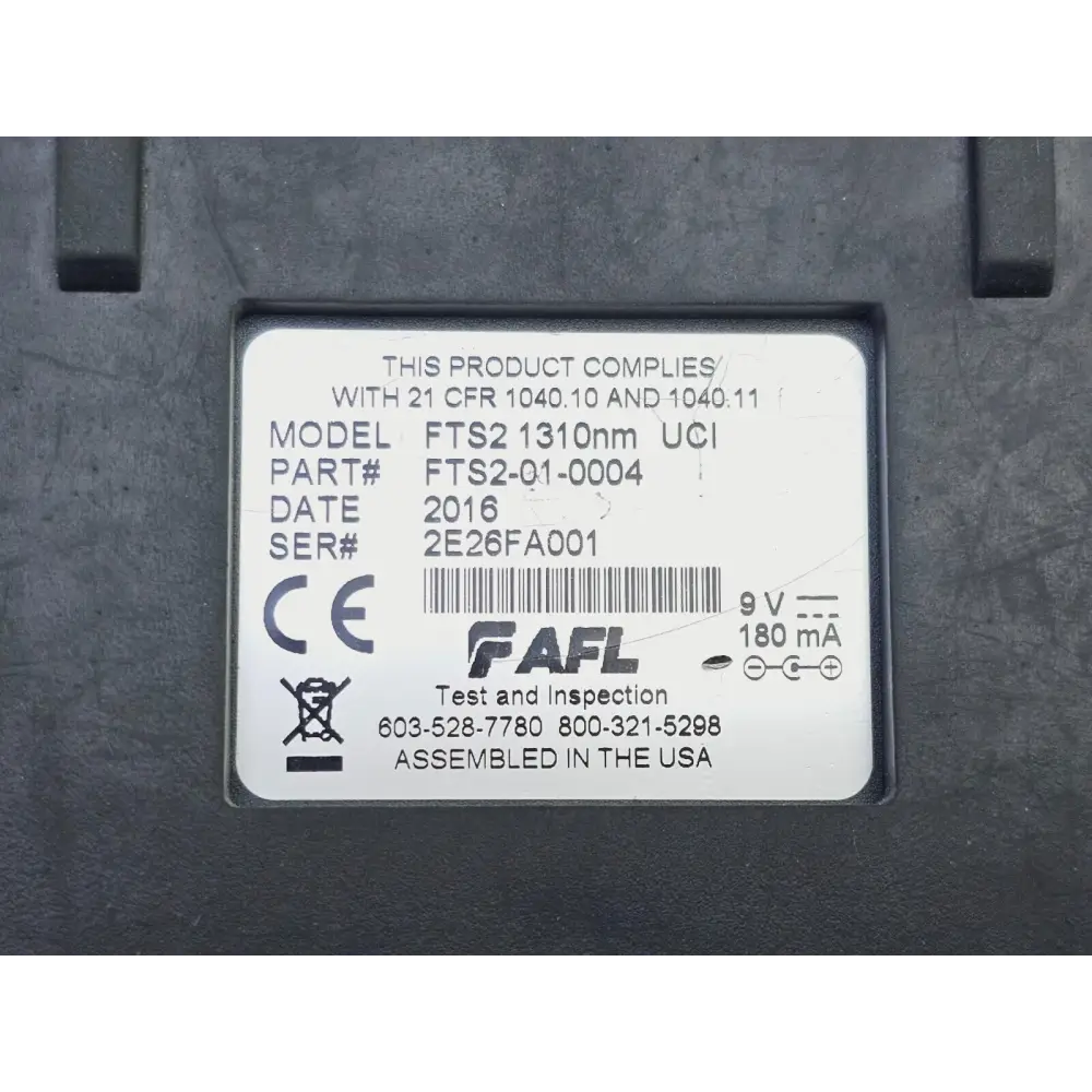 AFL Noyes FTS2 Fiber Optic Talk Set 1310nm