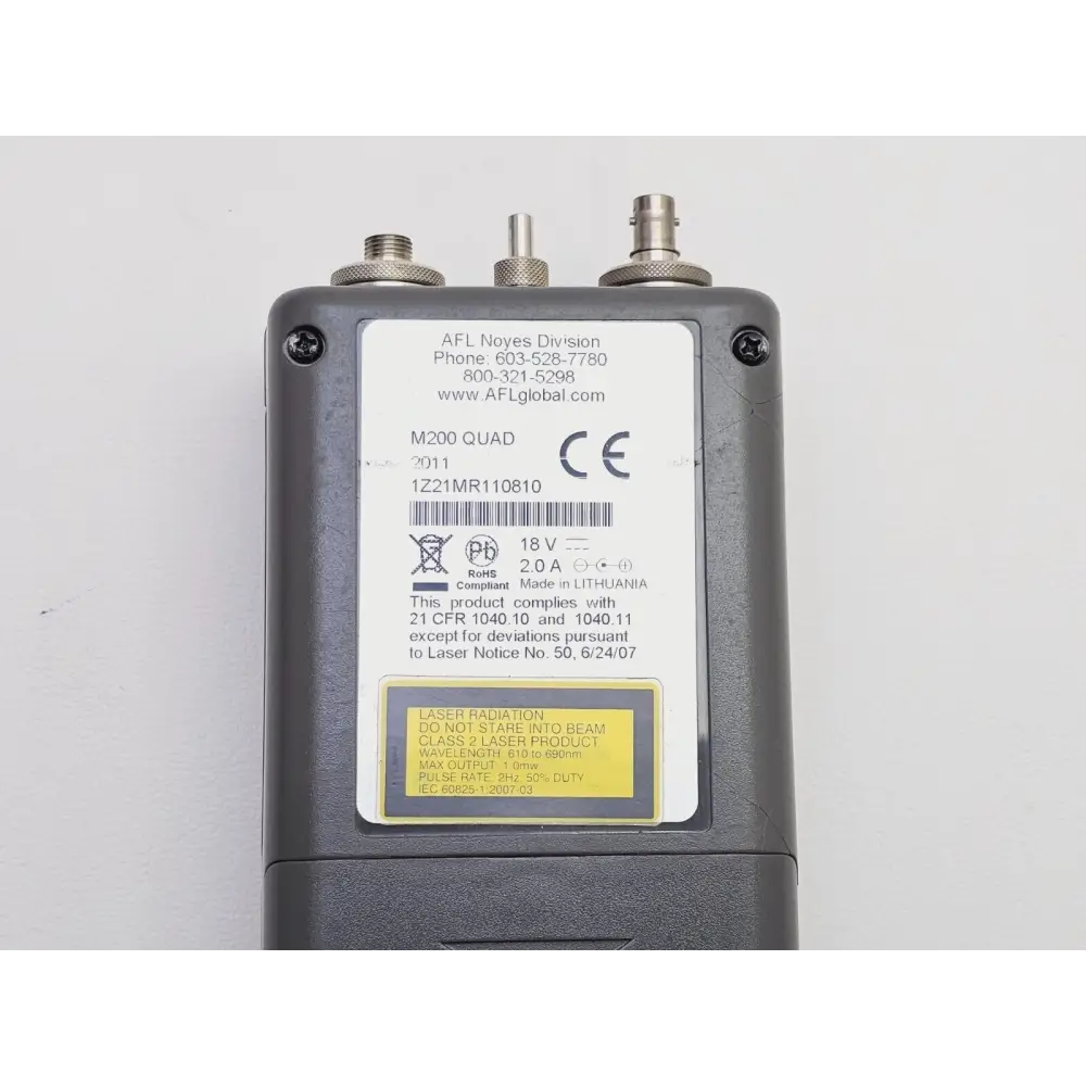 AFL Noyes M200 QUAD OTDR 850/1300 1310/1550 nm SM MM 2011 + VFL