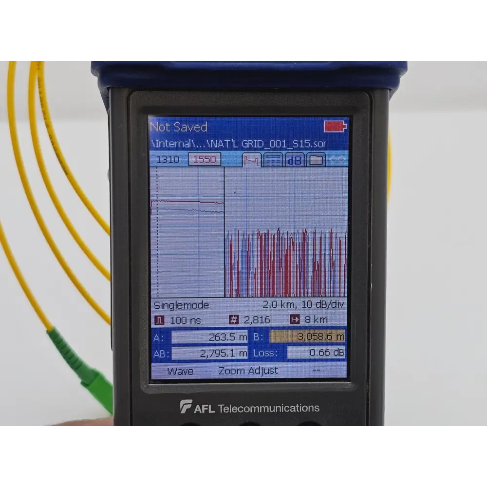 AFL Noyes M200 QUAD OTDR 850/1300 1310/1550 nm SM MM 2011 + VFL