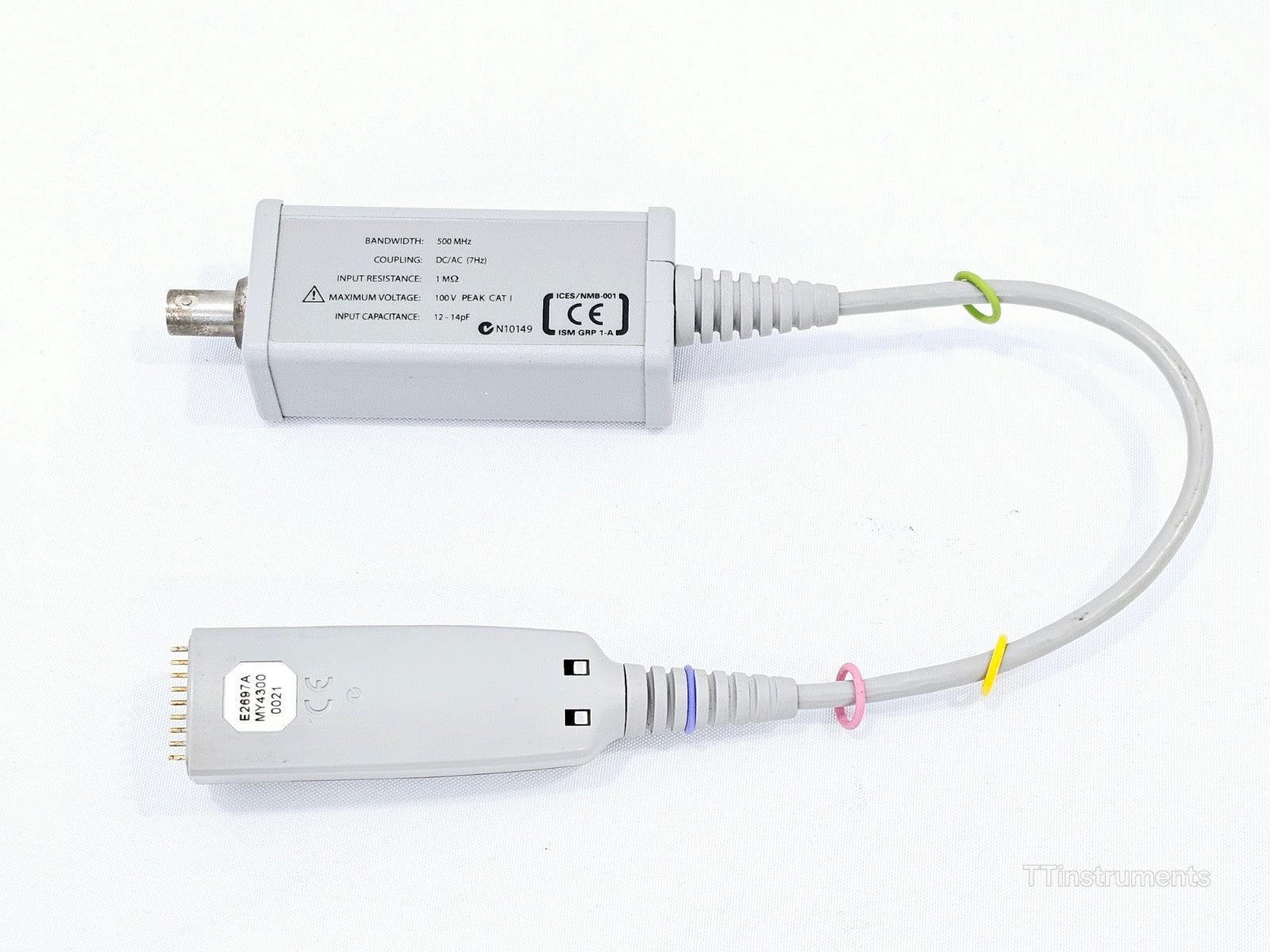 Agilent E2697A High Impedance Adapter + 10073C 10:1 Probe 500MHz 100V