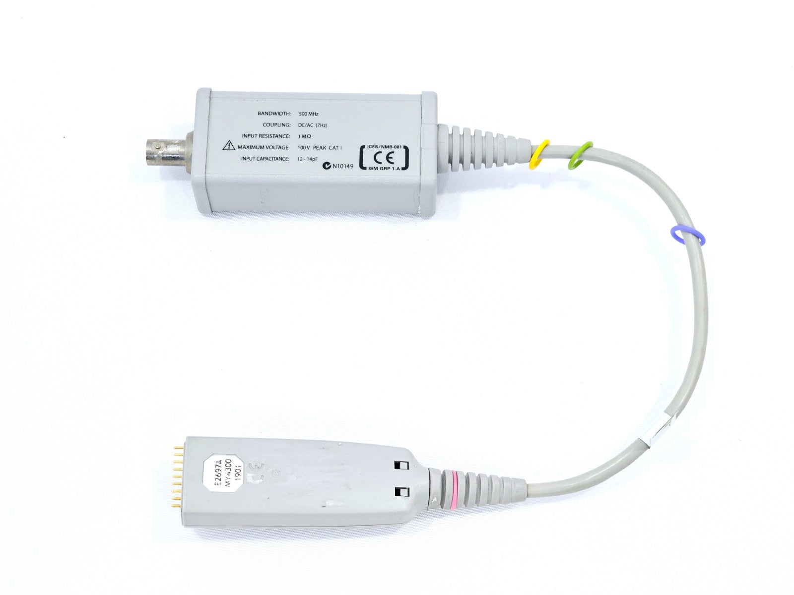 Agilent E2697A High Impedance Adapter + 10073C 10:1 Probe 500MHz