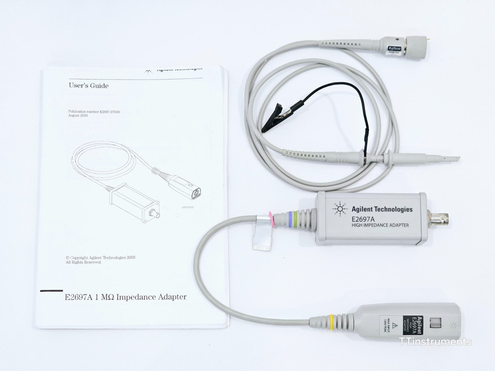 Agilent E2697A High Impedance Adapter + N2873A 10:1 Probe 500MHz