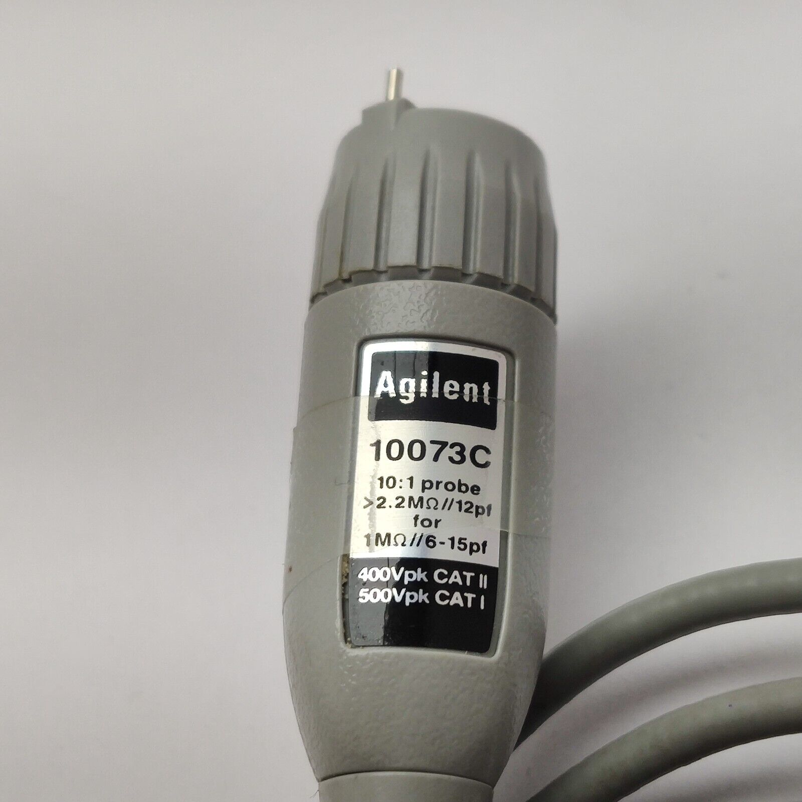 Agilent Keysight 10073C Oscilloscope Probe 10:1  2.2MΩ 12pf for 1MΩ 6-15pf