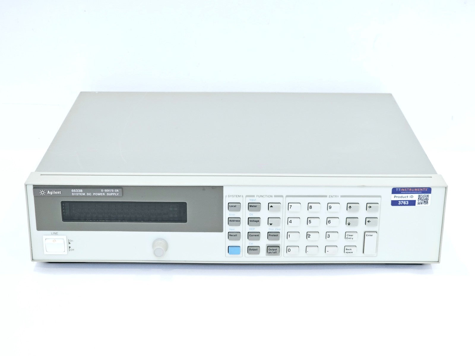 Agilent Keysight 6633B 100W System Power Supply 0-50V 0-2A