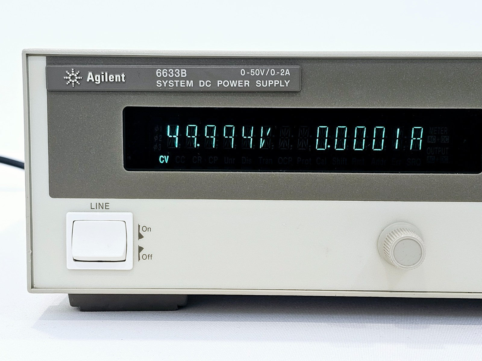Agilent Keysight 6633B 100W System Power Supply 0-50V 0-2A