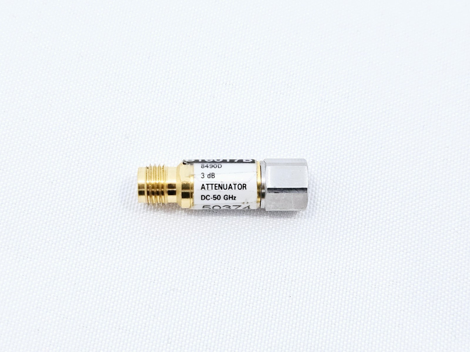 Agilent Keysight 8490D-003 3dB Coaxial Fixed Attenuator, DC to 50 GHz