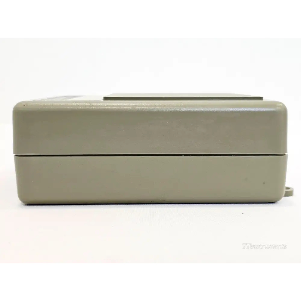 Agilent Keysight 87421A Power Supply left side view showing plain grey enclosure with minor cosmetic wear