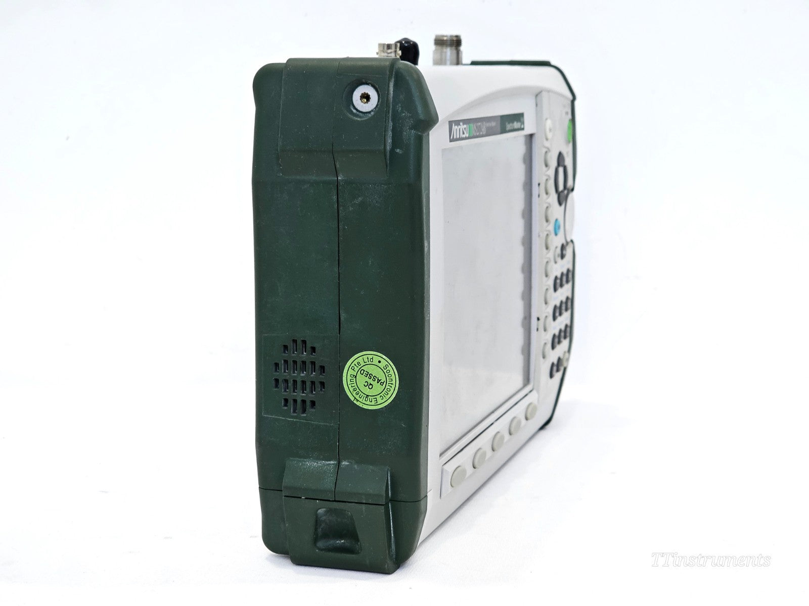 Anritsu MS2724B Spectrum Master — right side panel with USB and Ethernet interface ports