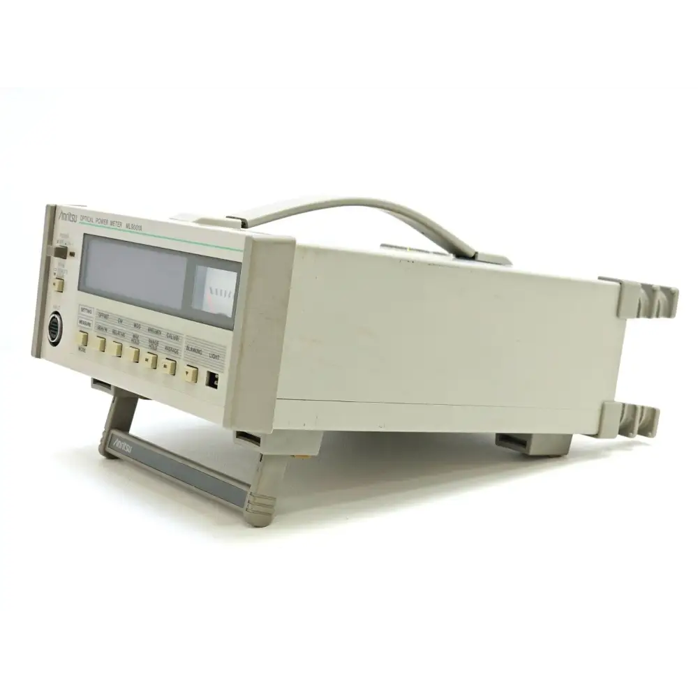 Anritsu ML9001A optical power meter rear panel showing GPIB interface and power connector