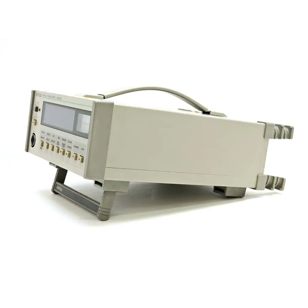 Anritsu MA9712A optical power sensor with FC connector attached to ML9001A meter