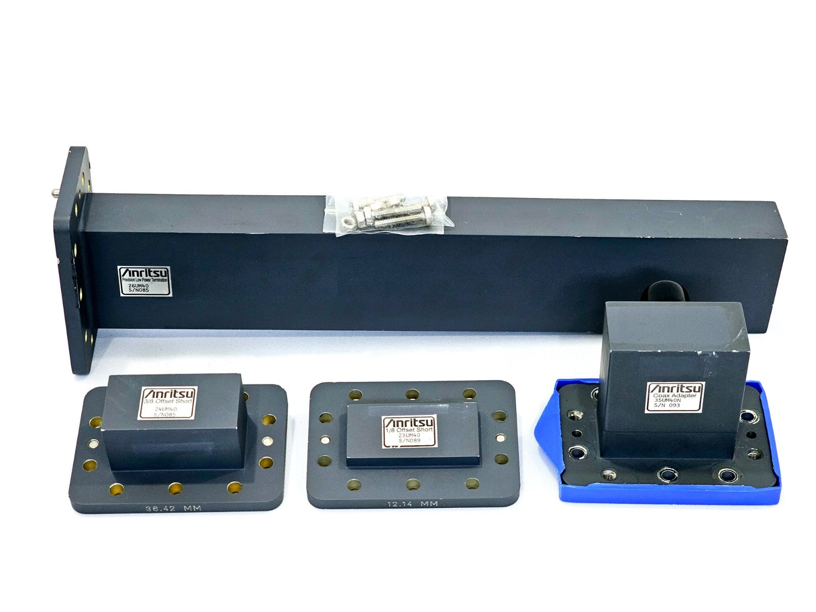 Anritsu WR229 Waveguide Calib Kit 26UM40 24UM40 23UM40 35UM40N 3.30 - 4.90 GHz