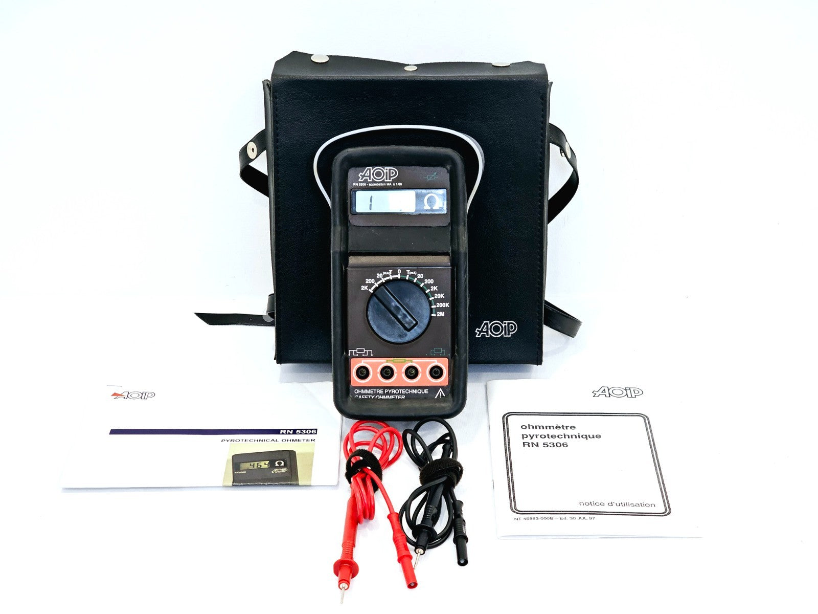 AOIP RN5306 PYROTECHNIQUE SAFETY OHMMETER