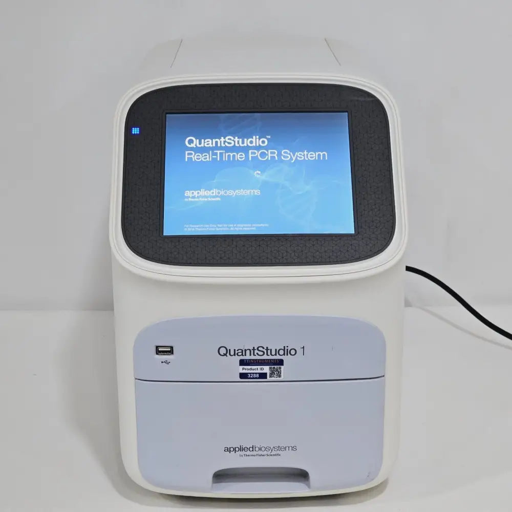 Applied Biosystems QuantStudio 1 A40425 real-time PCR system front view showing 8.5-inch touchscreen