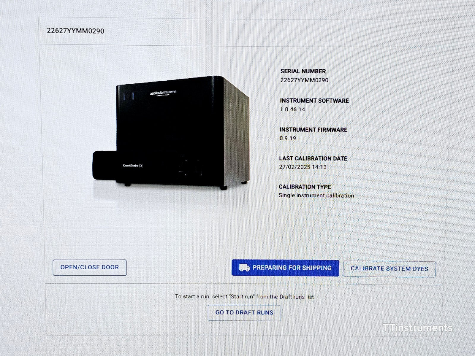 Applied Biosystems QuantStudio Absolute Q Digital PCR System Laptop and Software