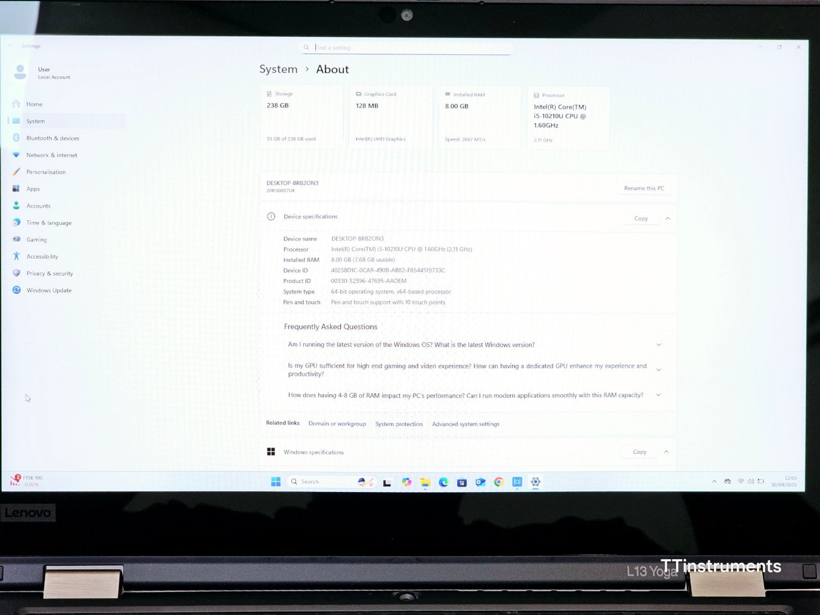 Applied Biosystems QuantStudio Absolute Q Digital PCR System Laptop and Software