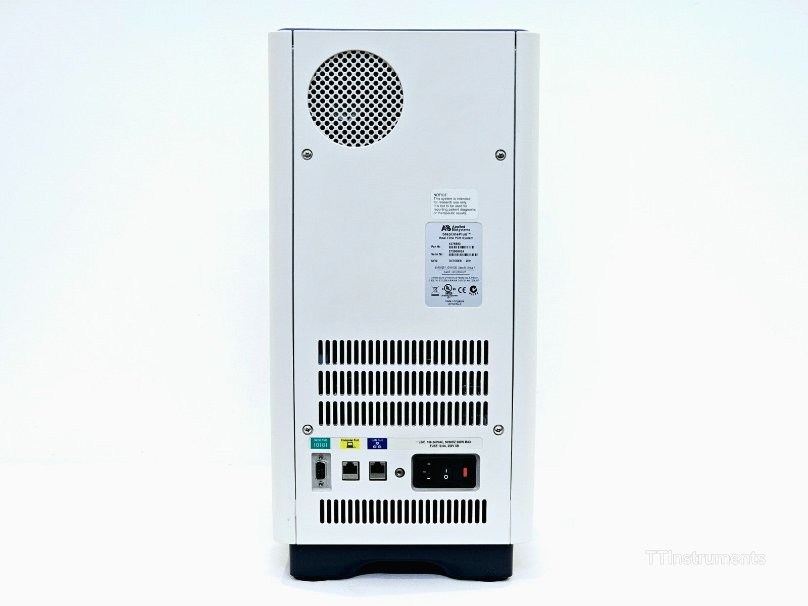Applied Biosystems StepOnePlus Real-Time PCR System 96-Well 4376592 MFD 2011