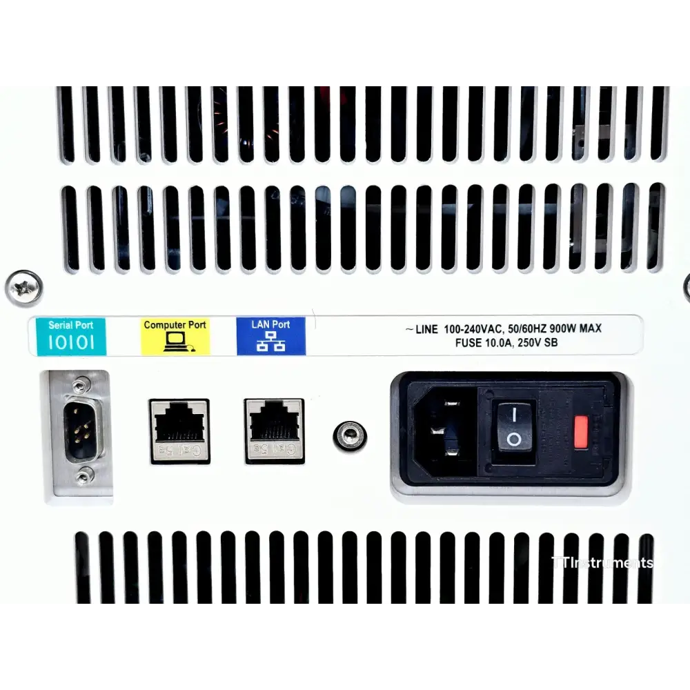 Applied Biosystems StepOnePlus PCR system left-side view showing instrument casing