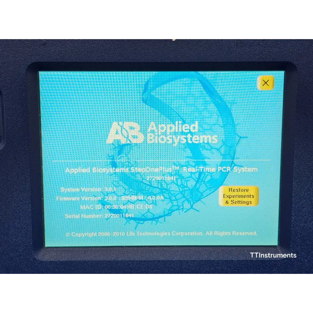 Applied Biosystems StepOnePlus 4376592 LED-based optical system detail