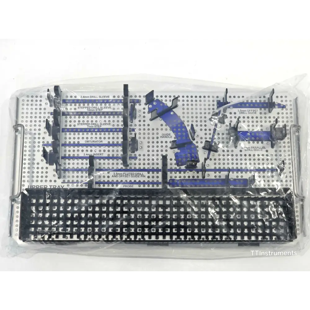 Arthrex AR-1900S ACL ToolBox sterilisation case side profile showing depth and locking latches