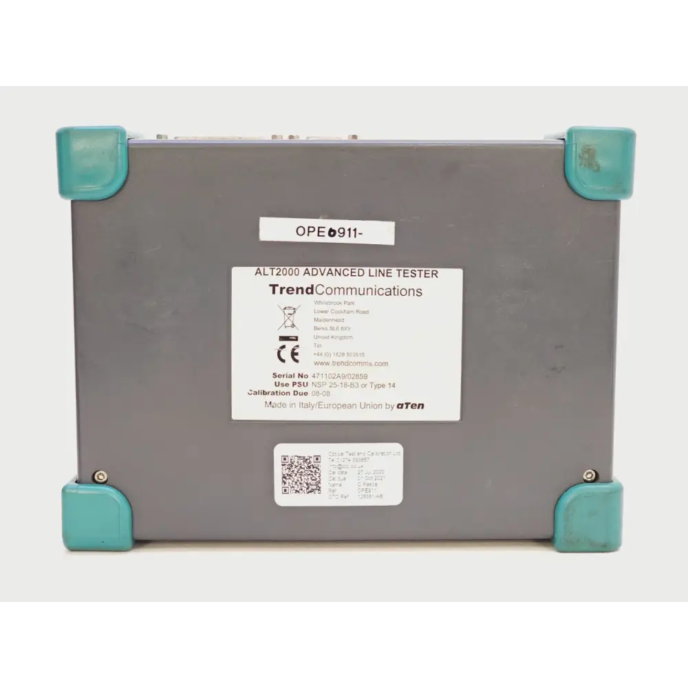 Fujikura 12S splicer rear panel showing power and interface connectors