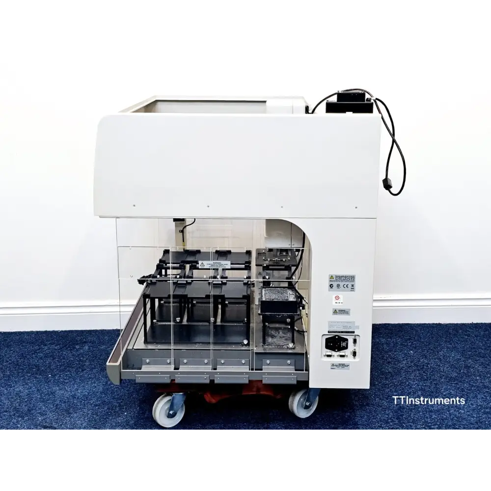 Beckman Coulter Biomek NXP liquid handling workstation right-side profile view
