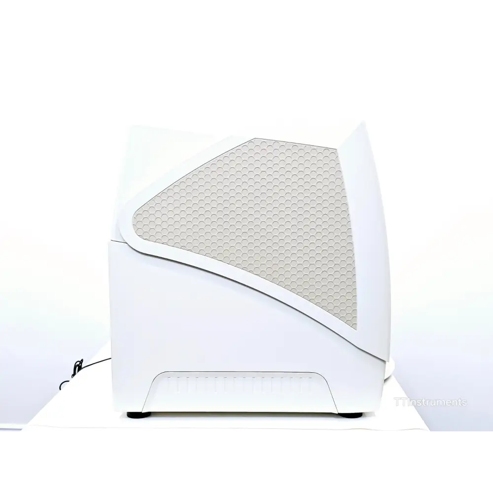 Bio-Rad QX200 Droplet Reader front view showing status indicator lights and sample plate bay