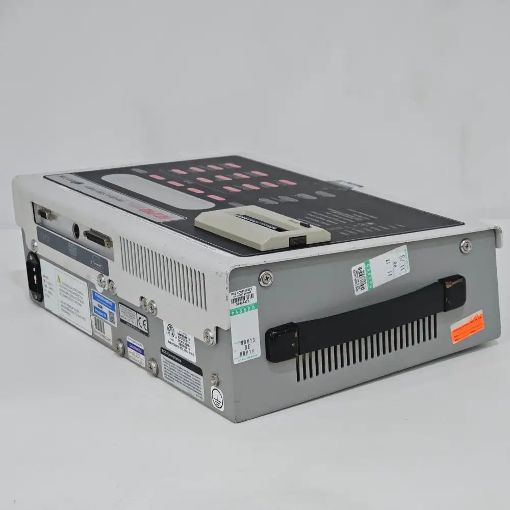 BIO-TEK 601PRO XL safety analyzer label and serial number detail on instrument casing