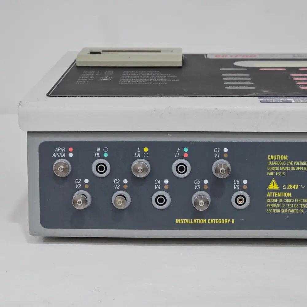 BIO-TEK 601PRO XL safety analyzer right-side view showing instrument casing and labels