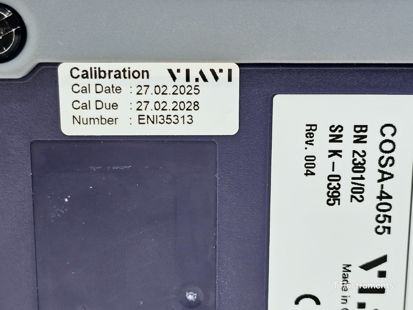 Calib Viavi MTS 2000 V2 + CWDM COSA-4055 Optical Spectrum Analyzer 1260-1625 nm